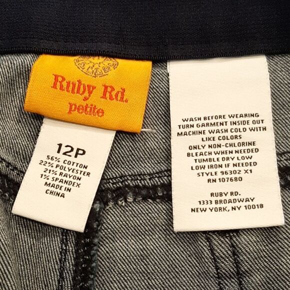 Ruby Rd 12P Jeans - Picture 3 of 9